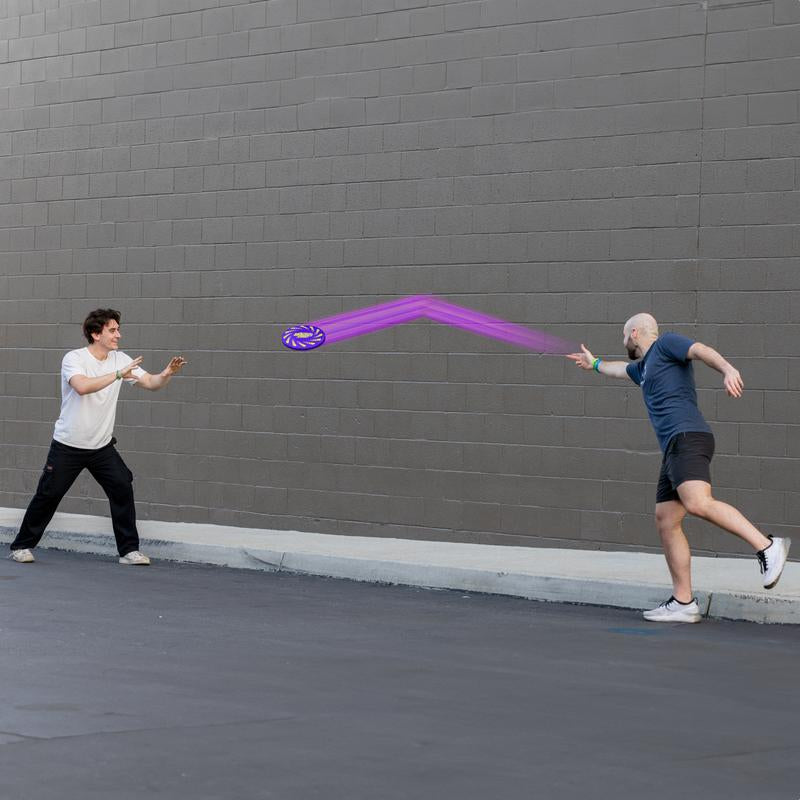 Bounce Disc - Throwing Disc Toy for Kids, Outdoor Backyard Game for Adults & Family, Ages 5+| Bounces off Walls & Floors