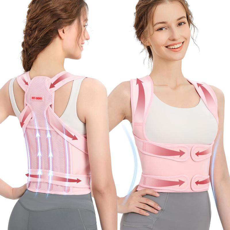 Fit Geno Posture Corrector Improves Posture, Relief Body, Reduces Hunchback, and Offers Comfortable Support. Perfect for Sports, Outdoor Activities, and Gifts. Healthcare for Man and Woman