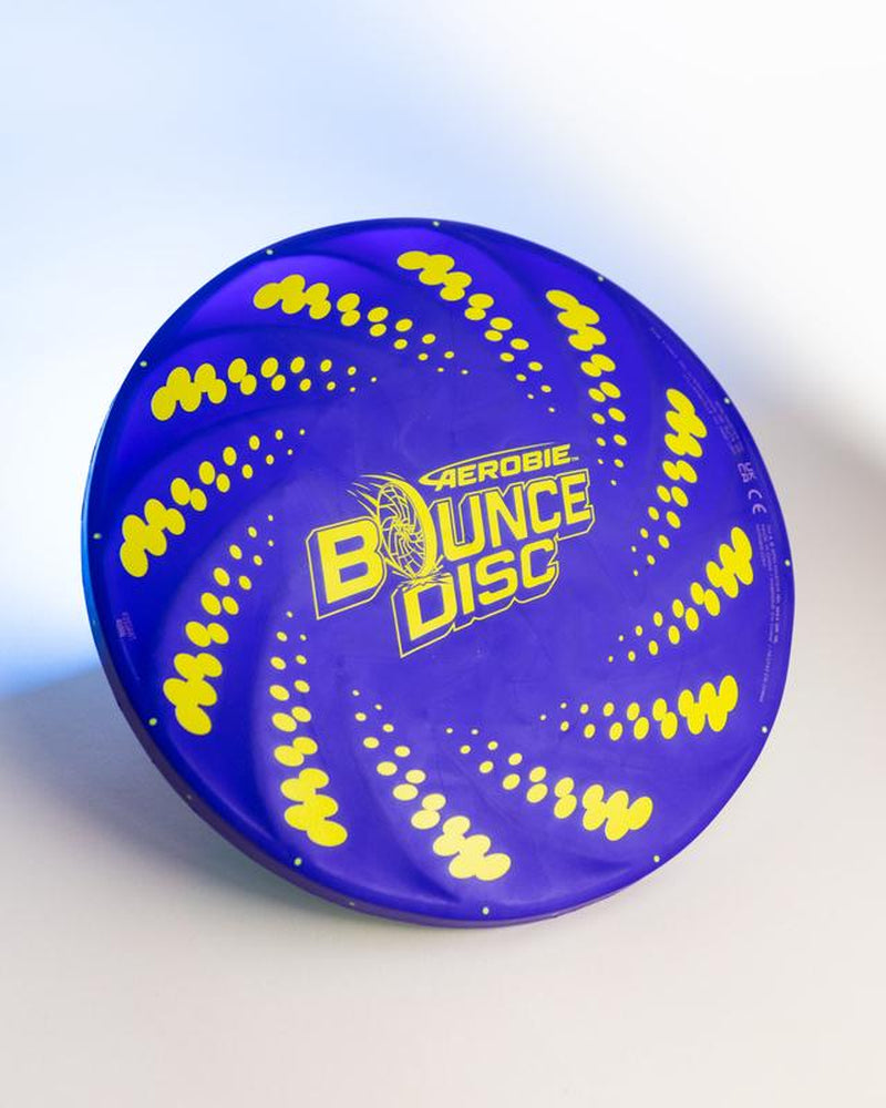 Bounce Disc - Throwing Disc Toy for Kids, Outdoor Backyard Game for Adults & Family, Ages 5+| Bounces off Walls & Floors