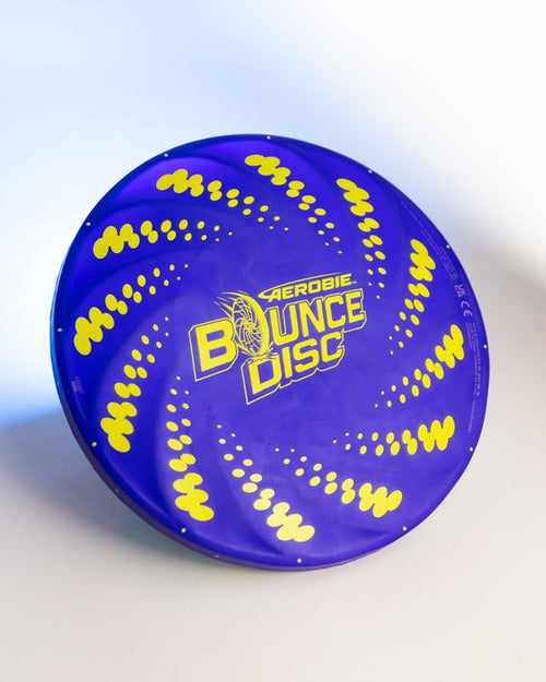 Bounce Disc - Throwing Disc Toy for Kids, Outdoor Backyard Game for Adults & Family, Ages 5+| Bounces off Walls & Floors