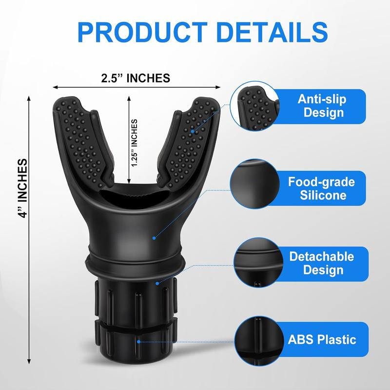 Portable Breathing Trainer with Adjustable Resistance Settings for Enhanced Strength and Endurance, Exercise Trainer - Lightweight, Easy to Clean