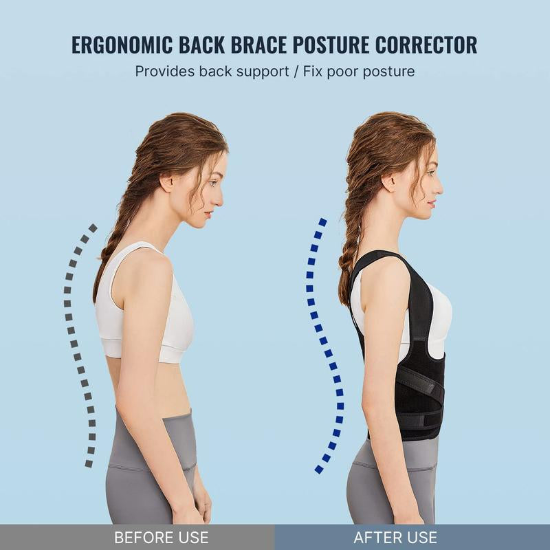 Fit Geno Posture Corrector Improves Posture, Relief Body, Reduces Hunchback, and Offers Comfortable Support. Perfect for Sports, Outdoor Activities, and Gifts. Healthcare for Man and Woman