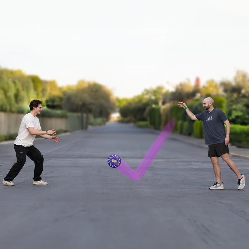 Bounce Disc - Throwing Disc Toy for Kids, Outdoor Backyard Game for Adults & Family, Ages 5+| Bounces off Walls & Floors