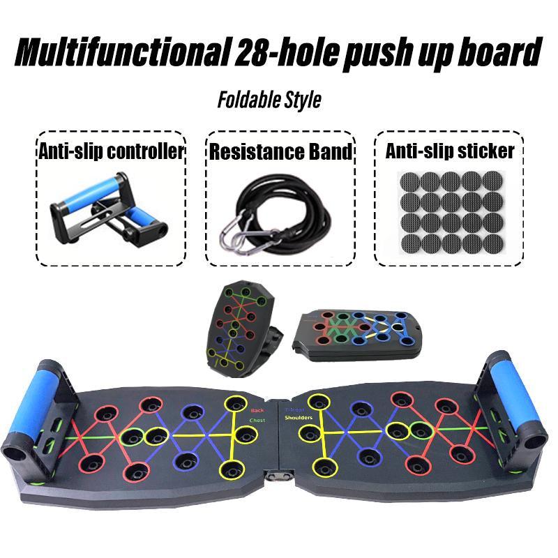 5-In-1 Push-Up Board, 1 Set Home Push-Up Training Board, Chest Muscle Abdominal Muscle Training Equipment for Men & Women, Strength Training Equipment, Portable Home Gym System, Suitable for Users of All Body Types, Gifts for Fitness Enthusiasts