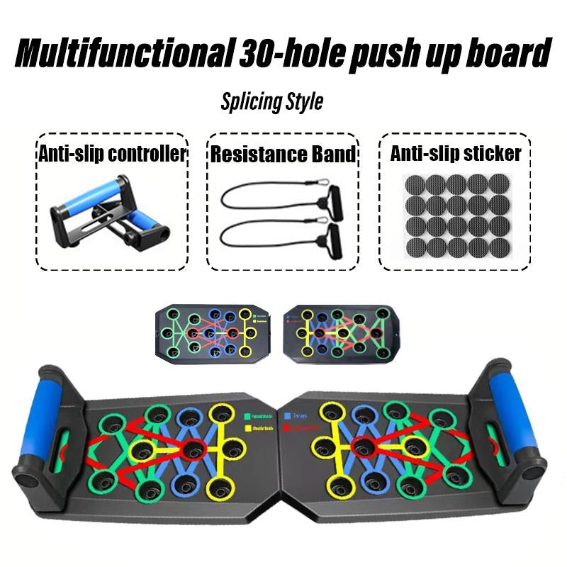 5-In-1 Push-Up Board, 1 Set Home Push-Up Training Board, Chest Muscle Abdominal Muscle Training Equipment for Men & Women, Strength Training Equipment, Portable Home Gym System, Suitable for Users of All Body Types, Gifts for Fitness Enthusiasts