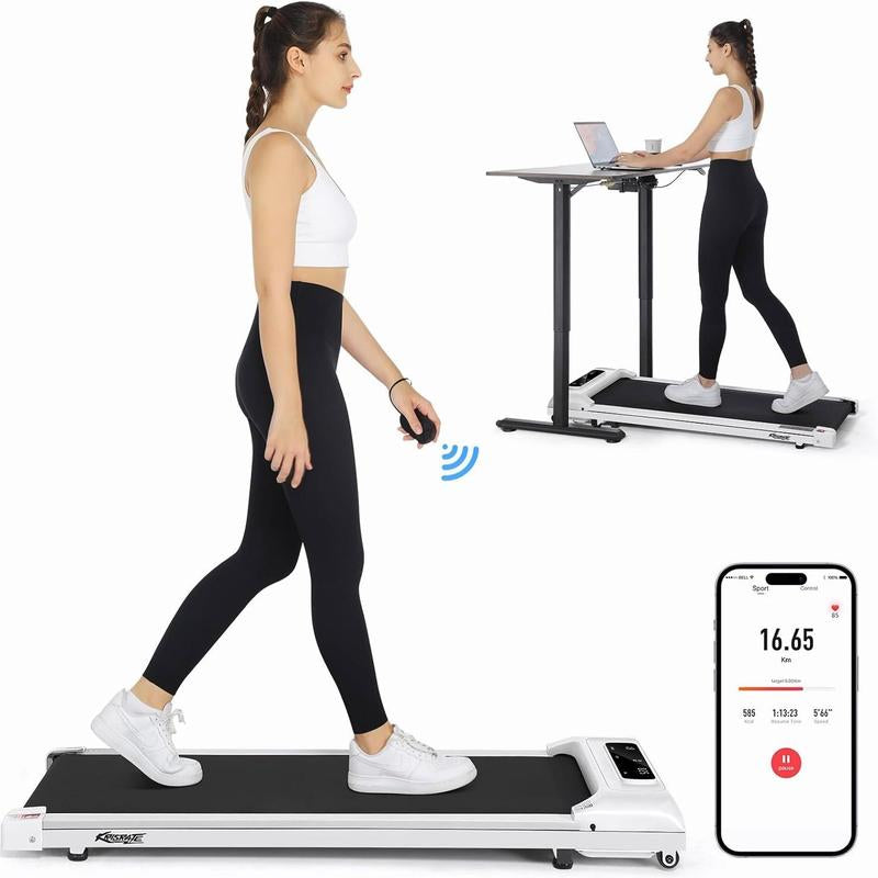 【Live】Ancheer Compact Treadmill - Bright Colors, Adjustable Speeds, and Cushioned Comfort for Home Fitness Enthusiasts Home Workout Equipment