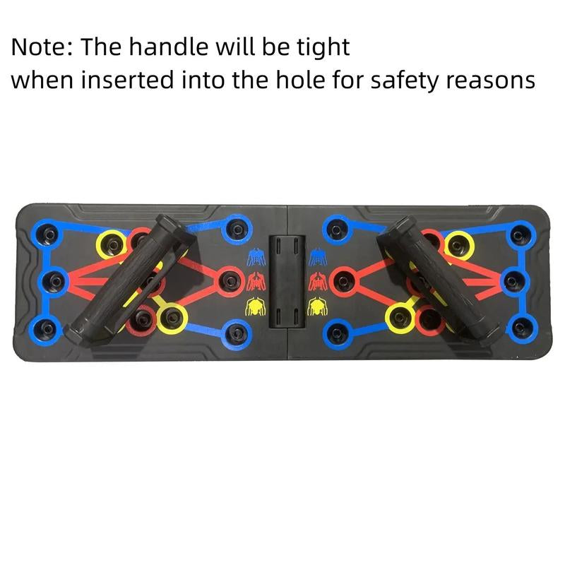 Muscle Exercise Push-Up Board, Portable Foldable Push-Up Bar, Household Exercise Tool, Portable Exercise Machine, Push-Up Training Stand for Home, Gym, Workout, at Home Gym Equipment