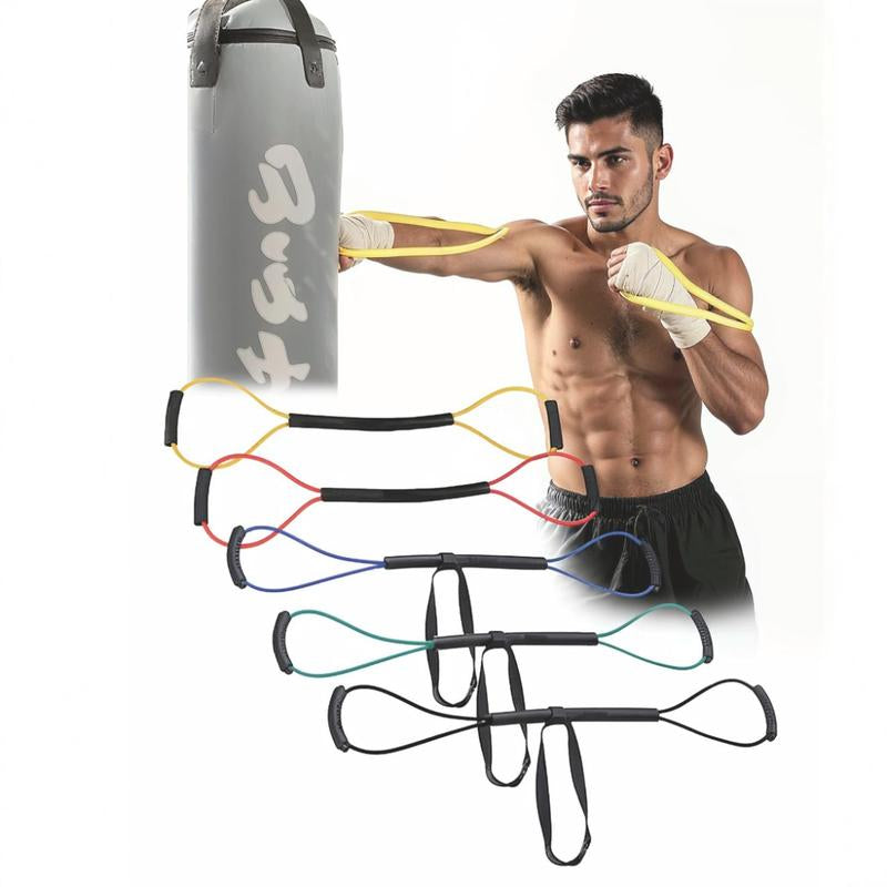 Boxing Resistance Band - Boxing Training Gear - Faster Punch Speed & Power - Full-Body Cardio Training - Ultra Portable - Multiple Resistance Levels Choices - Home Gym Workout Kit Exercise Equipment